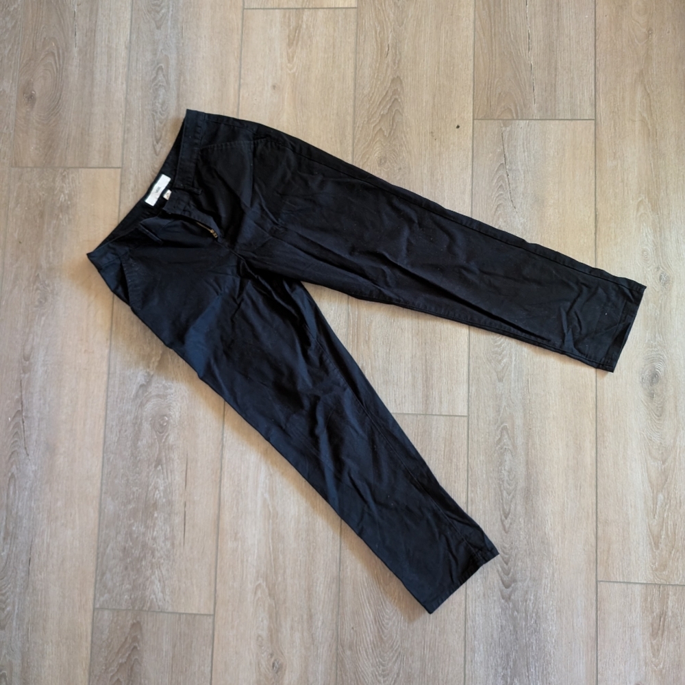 Vans black cotton trousers cropped fit S 26